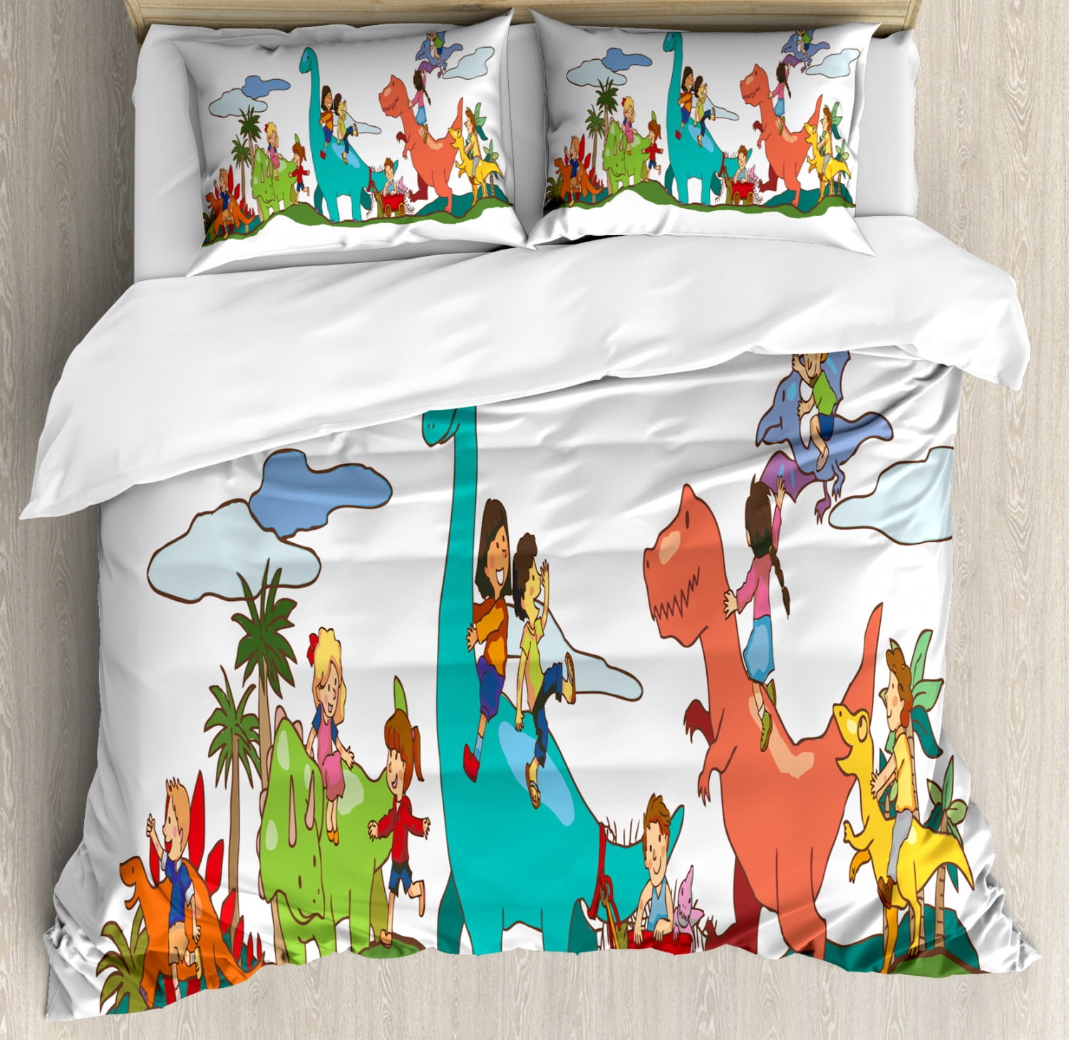 dinosaur bed sheets queen size