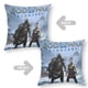 thumbnail image 2 of God of Wars Fundas de almohada de terciopelo con tema, regalos de funda de almohada, decoración para el hogar, cojín de lanzar, regalo de cumpleaños para fans y parejas. 45cm x 45cm., 2 of 6
