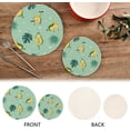 thumbnail image 4 of SKYSONIC Summer Funny Avocado Pot Holders Trivets, 2 Pcs Heat Resistant Trivets,Tropical Palm Leaf Cotton Thread Weave Mats for Hot Pads Pans Pot Bowl Teapot for Kitchen Decor, 4 of 7