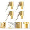 thumbnail image 4 of piezas de mandril de aire para neumáticos de coche, de latón, con extremo abierto, para válvulas de neumáticos y clips para bomba de aire., 4 of 5