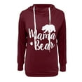 thumbnail image 4 of Shadoumai Womens Sweatshirt Mama Bear Shirt Casual Long Sleeve Tops Crew Neck Sweatshirts With Pockets Fall Fashion Outfits Clothes, 4 of 8