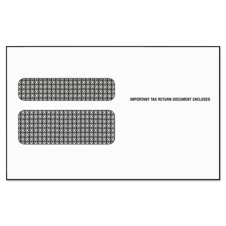 - TOPS Double Window Tax Form Envelope/W2 Laser Forms,5 5/8 x 9, 50/PK -TOP2219LESR