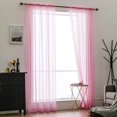 thumbnail image 2 of Hweilai Rideaux en Voile Ensemble de 2, Rideau en Voile Transparent, Boucle en Polyester, Rideau Décoratif Transparent pour Salon, Chambre, Poche pour Tringle (170cm*140cm), 2 of 5