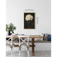thumbnail image 6 of Drsoum 16x24in Framed Classical Canvas Wall Art Oil Painting Vintage The white Hydrangeas Room Decor for Bathroom Bedroom Living Room - Natural Framed, 6 of 7