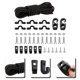 thumbnail image 3 of 1 accesorios de kayak cordón elástico kayak bungee cable kit bungee correas con ganchos, 3 of 5