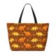 thumbnail image 2 of Fotbe Dinosaurs and Leaves Bolsa de Viaje para Playa - Resistente al Agua, Bolsa Tote de Gran Capacidad y Ligera con 7 Bolsillos para Mujeres y Hombres, 2 of 7
