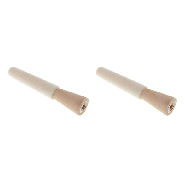 Cateissary Herramienta de joyería duradera y resistente para pulir anillos, herramientas de palo de pulido de anillos interiores de fieltro, 4,49 4.49 pulgadas 2Conjunto