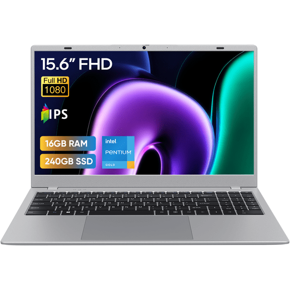 Coolby Laptop computer, 16GB RAM 240GB SSD, 15.6" Full HD,Quad Core 6500Y Up to 3.4GHz, Lightweight Notebook , HD Port,Webcam,Type-C PD Charging, Poratable Business and Student Laptops