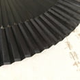 thumbnail image 1 of Ventilador plegable negro para hombre, ventilador de tela de mano con hueso de bambú negro, ventilador plegable de estilo chino (ventilador + caja de papel de almacenamiento azul), 1 of 3
