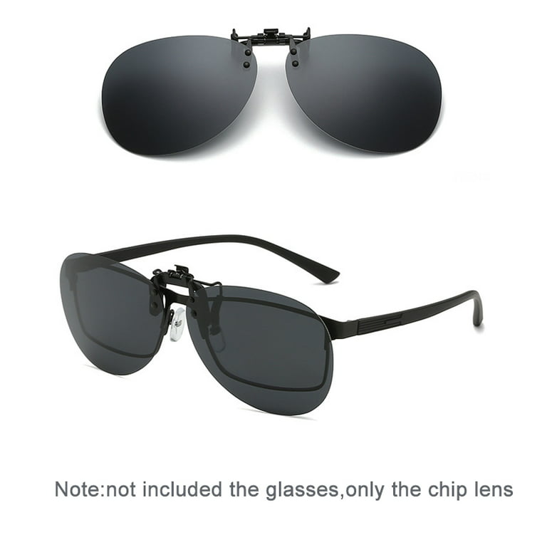 tooloflife Sunglasses Clip Polarized Lenses UV Protection Unisex Adults  European American Style Ice Blue 