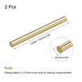 thumbnail image 2 of 2Pack Brass Round Rods, 3/8 Inch Brass Solid Round Rod Lathe Bar Stock, 100mm Length, 2 of 5