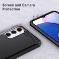 thumbnail image 7 of CoverON For Samsung Galaxy A15 5G Phone Case, Slim Lightweight TPU Minimal Cover Carbon Fiber, Black, 7 of 7