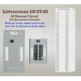 thumbnail image 3 of LV Fuse Box Circuit Breaker Panel Directory Labels/Decals/Stickers for All Electrical Panel/Load Centers (Standard 60 Circuits 2 Pcs), 3 of 6