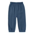 thumbnail image 6 of SERTGUTR Girls' Jogger Pants Elastic Waist Relaxed Tapered Fit Side Pockets Lightweight Crinkle Fabric Casual School Summer Outdoor Everyday Wear, 6 of 6