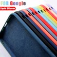 thumbnail image 2 of Luxury Original Liquid Silicone Case For Google Pixel 8 7 6 Pro 6A 7A Shockproof Cover Phone Cases Protection Cover Accessories, 2 of 5