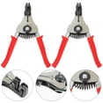 thumbnail image 3 of Carbon Steel Wire Stripper 2Pack Red For Electrical Work And Tool Box Use, 3 of 8