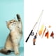 thumbnail image 4 of Juguete retráctil para , plumas telescópicas, palo para , juguete para mascotas, varillas para , caña de de simulación jinwen Juguetes de Gatito Teaser, 4 of 7