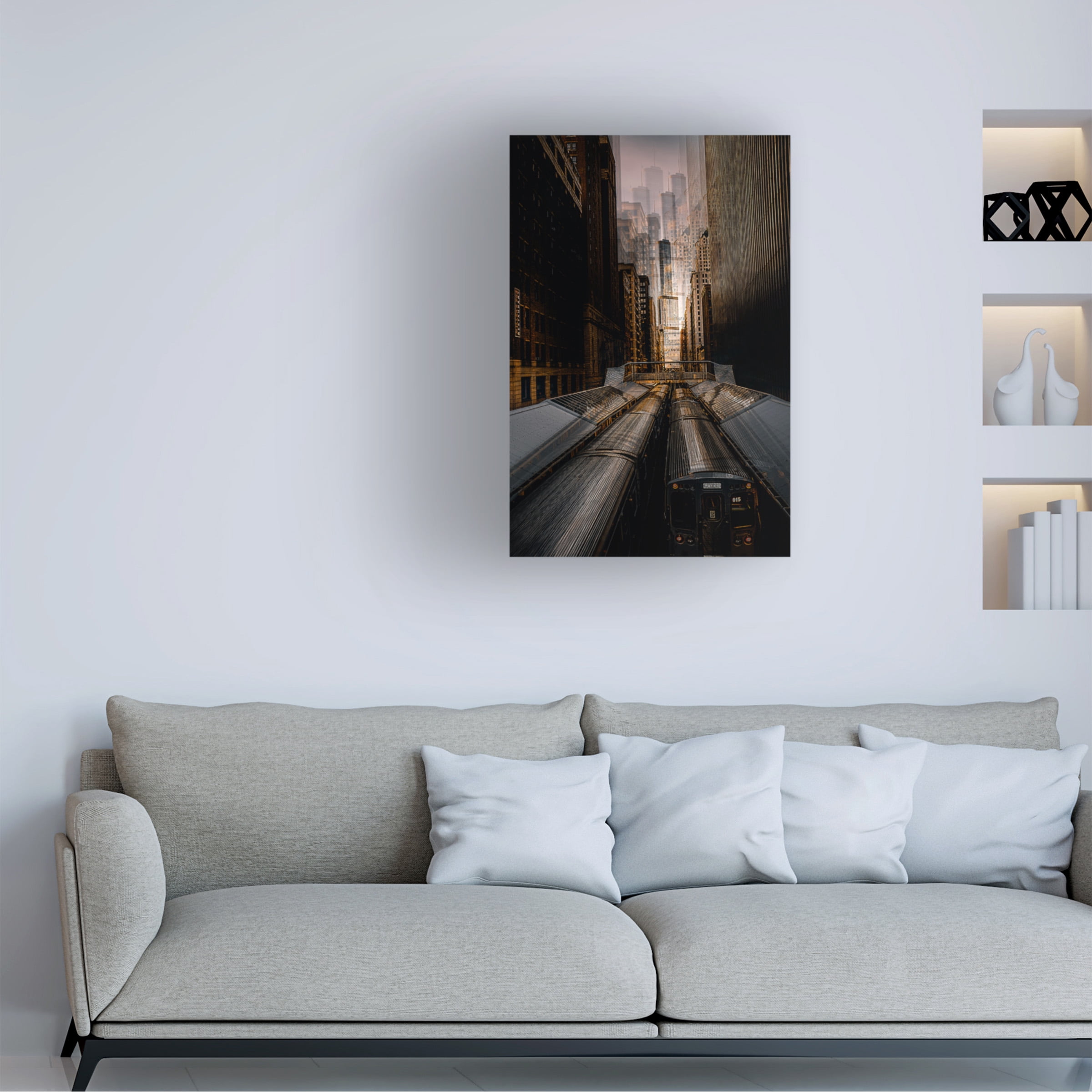 Carmine Chiriaco 'Chicago Station 2' Canvas Art