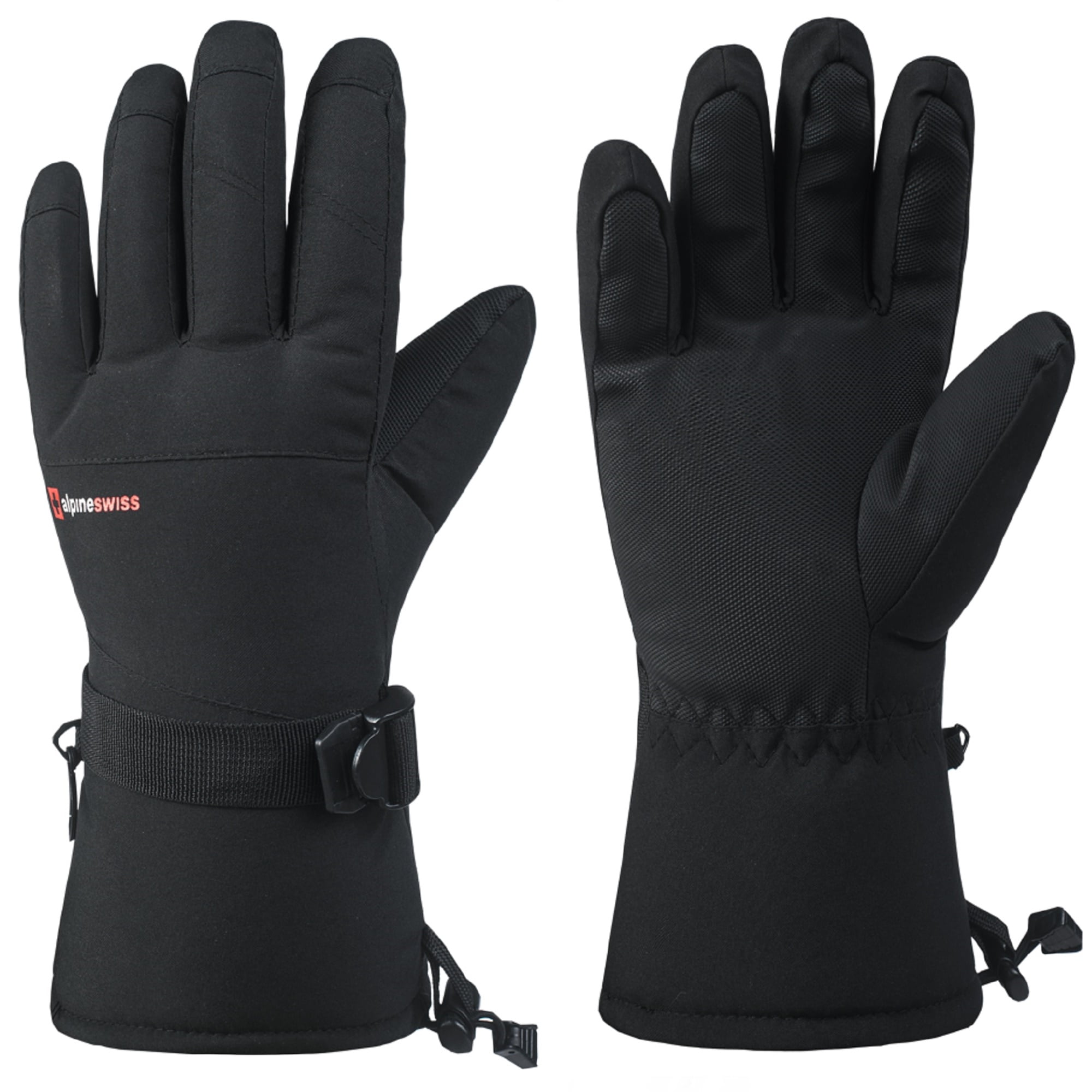 Mens Womens Adjustable Winter Warm Thermal Waterproof Ski Snowboarding Gloves 
