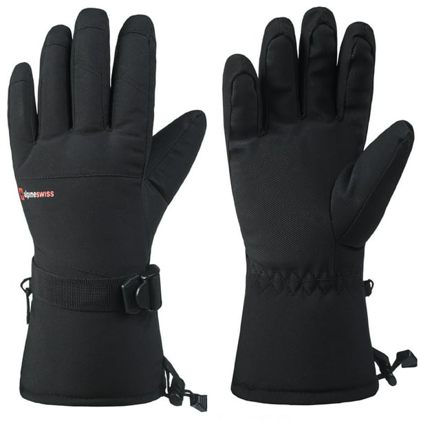 rand Schrijf een brief Let op Alpine Swiss Mens Waterproof Ski Gloves Snowboarding 3M Thinsulate Winter  Gloves - Walmart.com