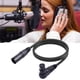 thumbnail image 5 of Conector de micrófono XLR de 90 grados a XLR recto Cable de Audio útil de 3 pines, 5 of 8