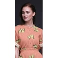 thumbnail image 3 of Bimba Rayon Butterflies Butterfly Womens Printed Side Slit SummerÂ&nbsp;DressÂ&nbsp;Long Maxi Gown-Large, 3 of 6