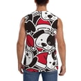 thumbnail image 4 of Uemuo Cute Dog Pattern Men's Sleeveless T-Shirt,Muscle Athletic Tank Top, Moisture-wicking Quick-dry Breathable Classic Tee Top for Gym Run Outdoor Sports-Medium, 4 of 8
