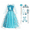 Dress+Accessories(Braid), variant on HAWEE Princess Dress Queen Costume Halloween Cosplay Dress up for Toddler Girls with Accessories