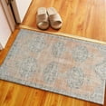 thumbnail image 2 of Housewarming Gift Rug, Bohemian Rug, Hallway Rug, Antique Decor Rug, Orange Rug, Easy to Clean Rug, Turkish Rug, Classic Rug, 3D Printed Rug, 3.9'x5.9' - 120x180 cm, 2 of 9
