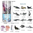 thumbnail image 3 of 12 Sets Of Colorful Simulation Poultry And Mini Ocean Animal Model Suit Model Ornaments, 3 of 5