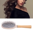 thumbnail image 4 of Cepillo Para El Cabello Cepillo De Pala Con Mango De Madera Para Cabello Fino Y Grueso Para Cabello Seco Y Húmedo ANGGREK Otros, 4 of 8