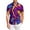 Purple #33, variant on Dresfit Mens Hawaiian Shirt Graphic Short Sleeve Polo Shirts Spring Summer Button Down Tropical Aloha Shirt Funny Loose Big and Tall Beach Mokaloha Shirt Watermelon Red L