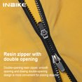 thumbnail image 5 of INBIKE - Chaqueta de ciclismo para hombre, ligera, plegable, cortavientos para MTB, con tiras reflectantes, para andar en bicicleta, correr, ropa de secado rápido, 5 of 5