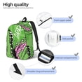 thumbnail image 3 of Easygdp CROCODILE HEAD Mochila de Lona Resistente para Laptop, Compatible con Laptops de 15 a 17 pulgadas, Ideal para Escuela, Trabajo y Viajes-Small, 3 of 5