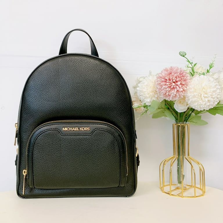 Michael Kors Jaycee Medium Backpack, Black Pebbled Leather Michael Kors Jaycee Medium Backpack, Black Pebbled Leather