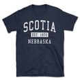 thumbnail image 1 of Scotia Nebraska Classic Established Men's Cotton T-Shirt, 1 of 1