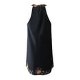 thumbnail image 6 of KDFJPTH Beach Dresses For Women Splice Neck Boho Halter Sleeveless Beach Print With Shorts Underneath Mid Womens Dress, 6 of 7