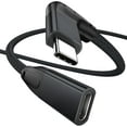 TRAHOORight Angle USB C Extension Cable 10FT, 90 Degree USBC 3.1 Gen2
