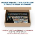 thumbnail image 5 of PENNZONI Full Table Top Display Case w/ Stand, Acrylic Baseball Card Show, Black, 5 of 8