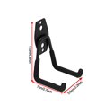 thumbnail image 2 of Garage Hook Double Hook Wall Organizer Hanger Storage Utility Garden Small-square 2PCS, 2 of 6