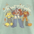 thumbnail image 2 of Girl's Transformers Feast Mode  Graphic Tee Mint Medium, 2 of 4