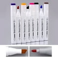 thumbnail image 4 of Graflsoa Dual-Tip Oil-Based Marker Set for Art & Design - 12 Vibrant Colors, Ergonomic Grip, Smooth Ink Flow, Ideal for Students & Professionals, 4 of 6