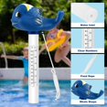 thumbnail image 3 of Termómetro flotante para piscina de fácil lectura: termómetro de temperatura del agua para piscina de tiburones de gran tamaño, accesorios para piscinas exteriores e interiores, 3 of 5