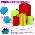 thumbnail image 3 of Uxcell Stuff Sack, Waterproof Ditty Bags Storage Sacks Portable Outdoor Ultralight Drawstring Dry Stuff Bag Gear with Toggle 4x8In & Bright Blue for (Backpacking Camping Traveling Hiking), 3 of 7