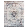 thumbnail image 3 of Unique Loom Charm Collection Area Rug - Clover (9' x 12' 2" Rectangle Gray/Red), 3 of 7