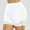 White, variant on LoyisViDion Woman Pants Women Plus Size Pants Basic Slip Bike Shorts Workout Leggings Yoga Shorts Pants White XL