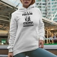 thumbnail image 2 of It's a Fishing Thing You Wouldn't Understand, White Hooded Sweatshirt or Hoodie, Small, 2 of 5