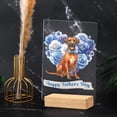 thumbnail image 4 of Rhodesian Ridgeback Proud Dad Happy Father's Day Acrylic Plaque Sign Ashwood Base Ridgebacks Dog Lover Gifts Home Desk Decor - 02008, 4 of 5