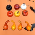 thumbnail image 2 of Modelo de calabazas falsas de 10 piezas, modelo de mini calabazas de simulación, lindos accesorios de fotografía, calabazas de espuma falsas para, 2 of 7