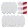 thumbnail image 5 of GENEMA Sublimation Badges Pin DIY Blank ID Name Badge Heat Transfer Name Tag with Pin Backing for Personalized Badges Making, 5 of 14
